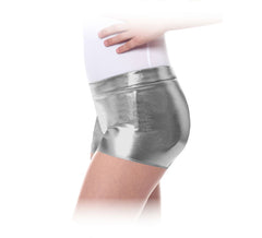 Dunkelsilberne Shorts für Mädchen