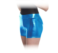 Dunkeltürkisfarbene Shorts für Damen