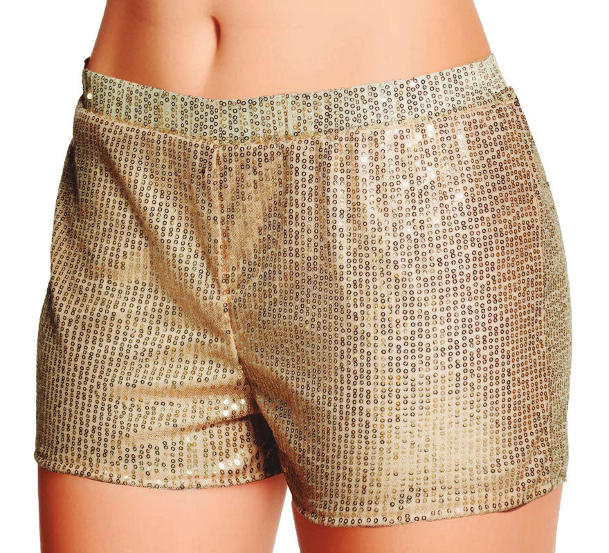 Translation missing: de.Shorts con lentejuelas en varios colores talla L para mujer
