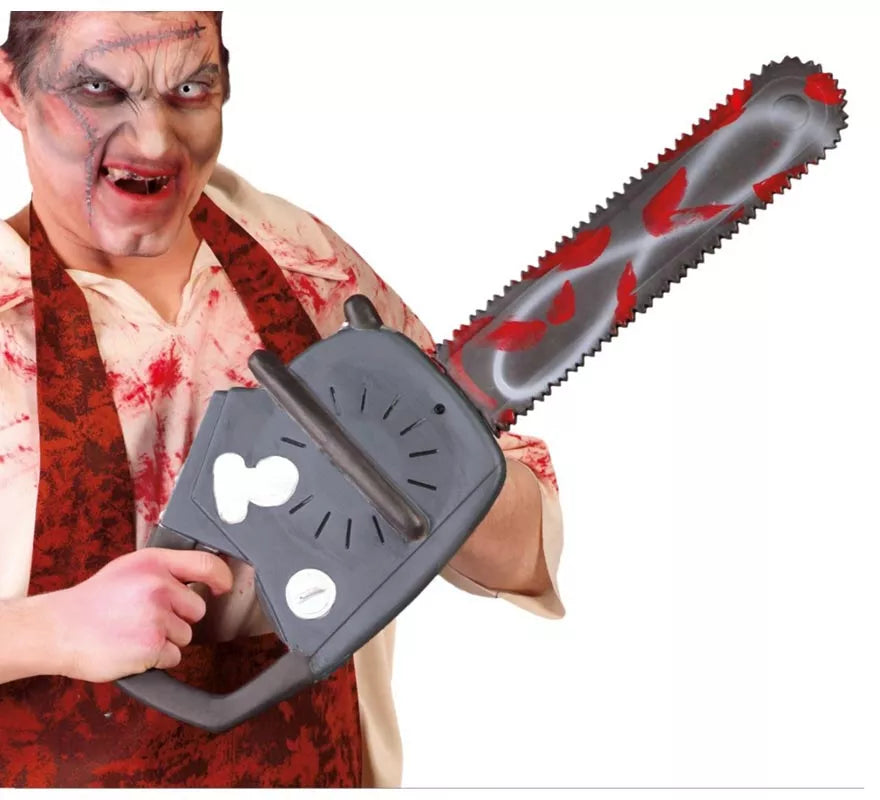 Sierra mecánica de 70 cm para Halloween