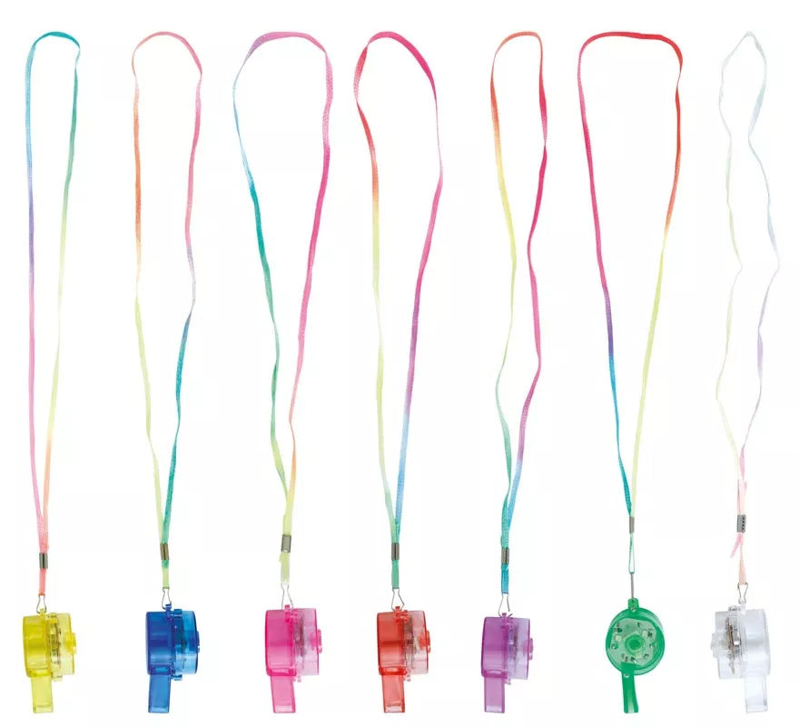 Translation missing: de.Silbato con Cuerda y Luz de 5 cm en colores surtidos