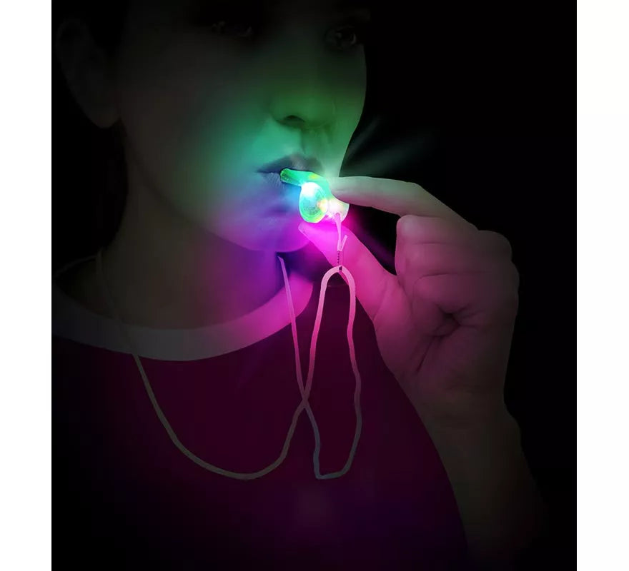Translation missing: de.Silbato con Cuerda y Luz de 5 cm en colores surtidos
