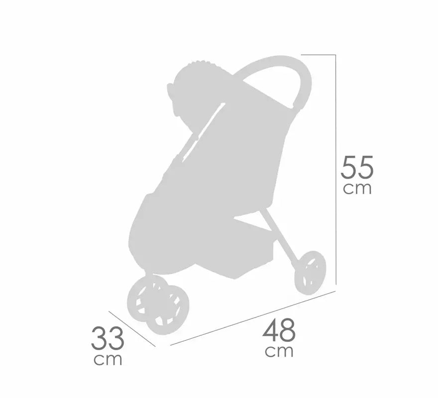 Translation missing: de.Silla de Muñecas de hasta 50 cm de 3 ruedas