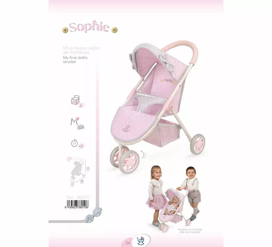 Translation missing: de.Silla de Muñecas de hasta 50 cm de 3 ruedas