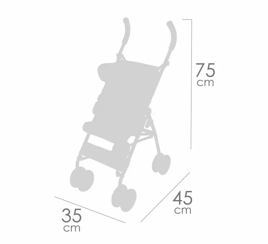 Translation missing: de.Silla de Muñecas de hasta 52 cm Grande con Capota