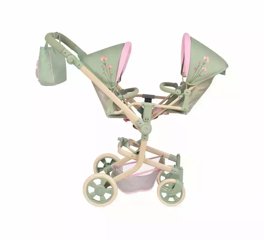 Silla de Muñecas de hasta 52 cm Multiposición Gemelar Plegable