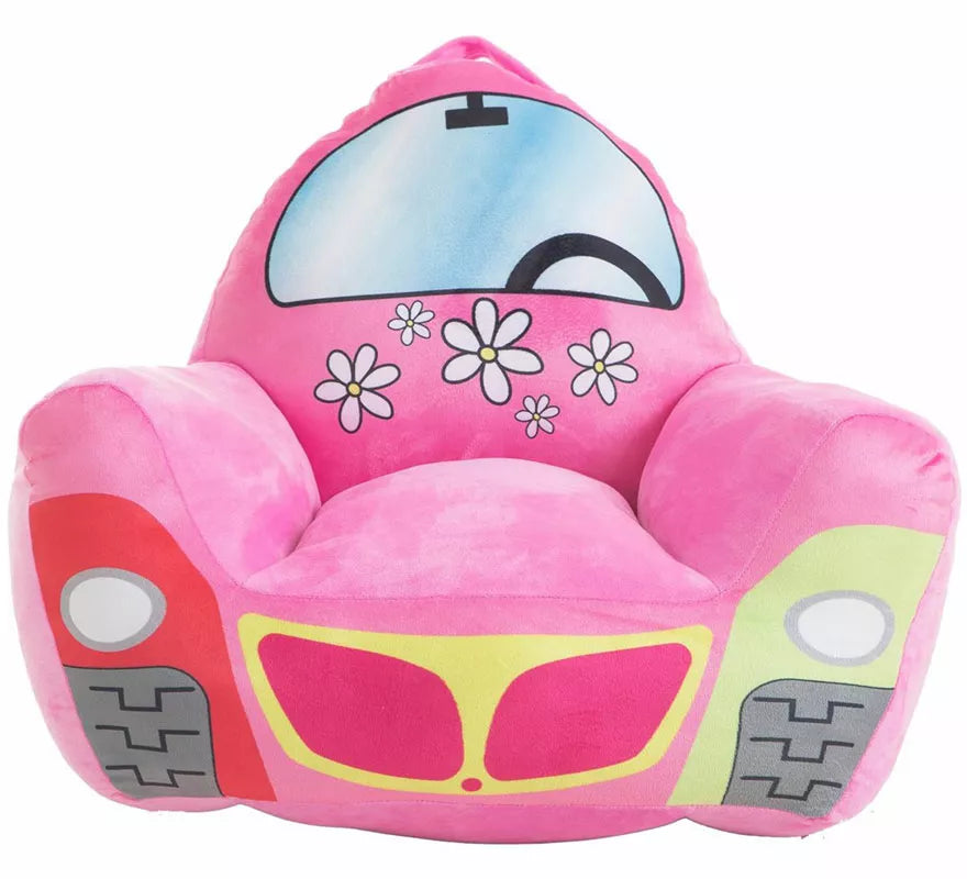 Translation missing: de.Sillón Coche Flores rosa infantil de 52x48x51 cm