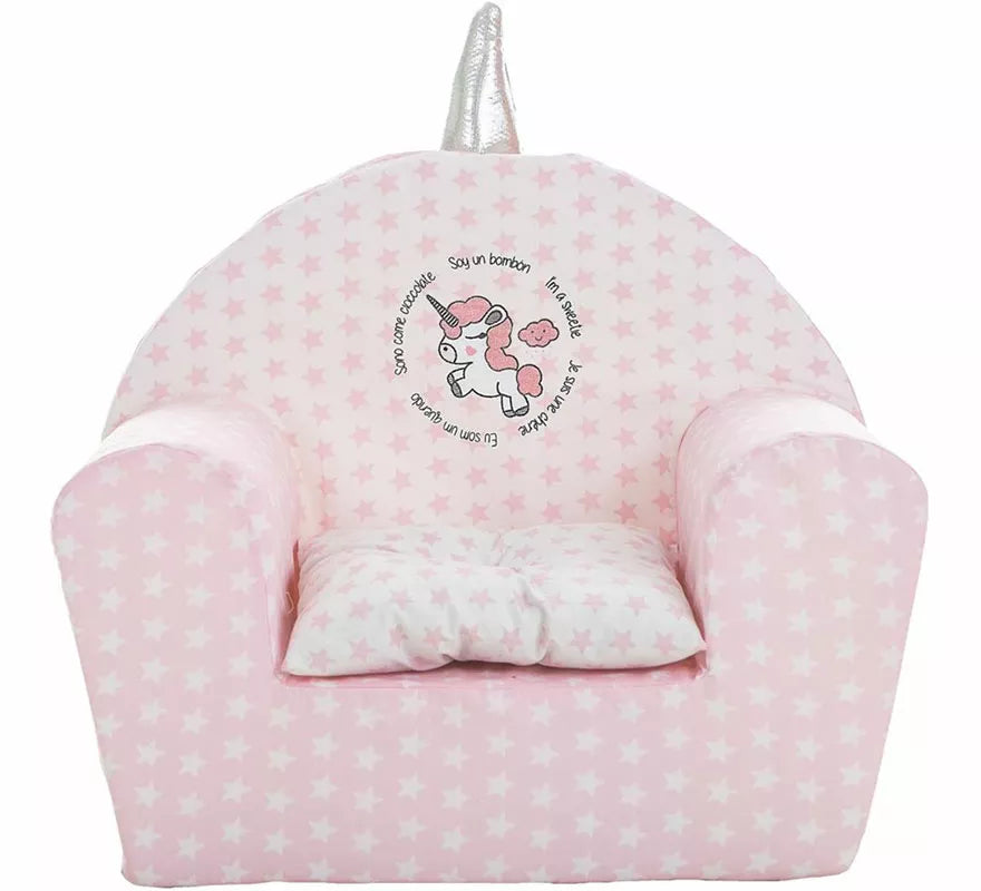 Translation missing: de.Sillón Unicornio infantil de 44x34x53 cm