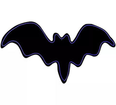 Fluoreszierende Fledermaus Silhouette 26x50 cm