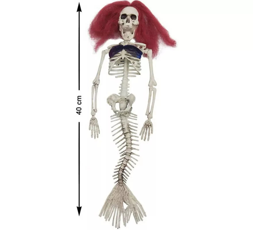 Translation missing: de.Sirena Colgante con Pelo Rojo de 40 cm