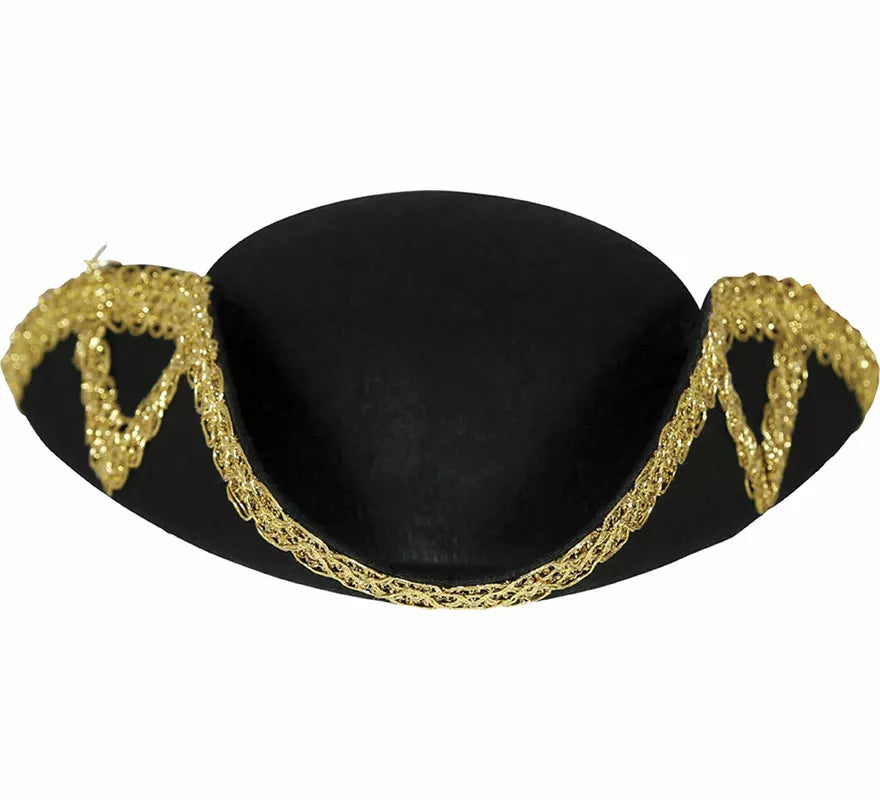 Sombrero Almirante o Pirata de fieltro infantil