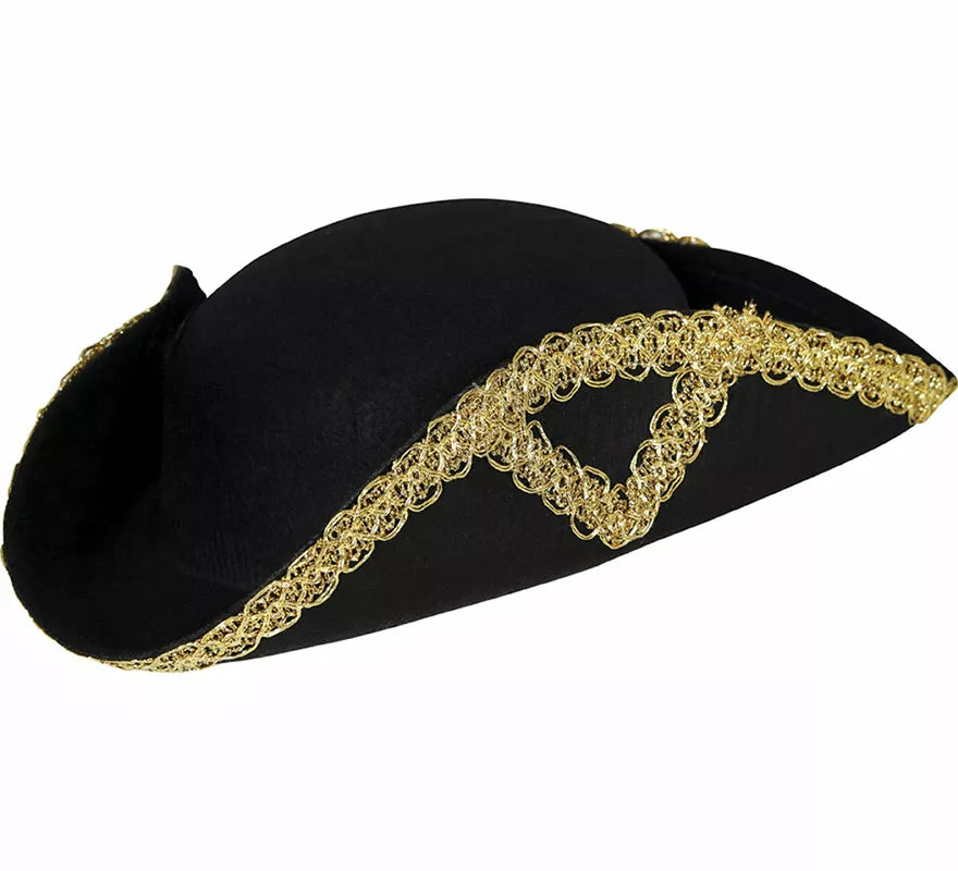 Sombrero Almirante o Pirata de fieltro infantil