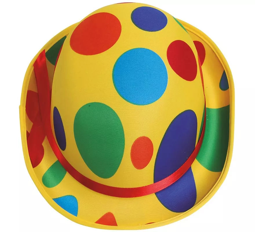 Translation missing: de.Sombrero Bombín de Payaso a lunares de colores