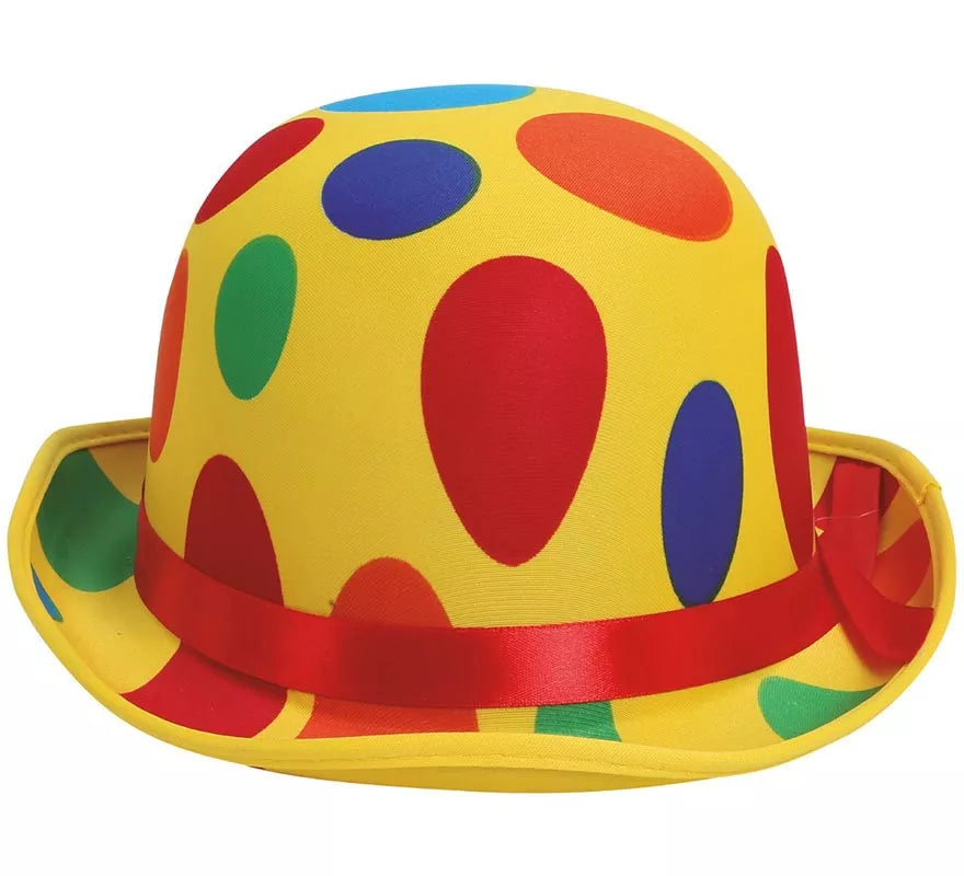 Translation missing: de.Sombrero Bombín de Payaso a lunares de colores