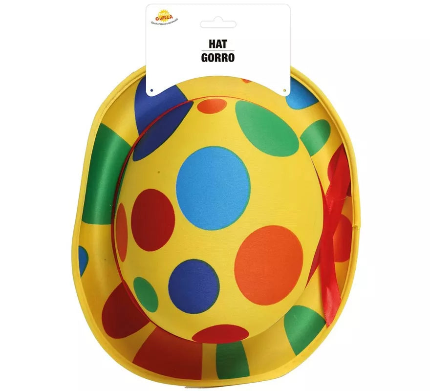 Translation missing: de.Sombrero Bombín de Payaso a lunares de colores