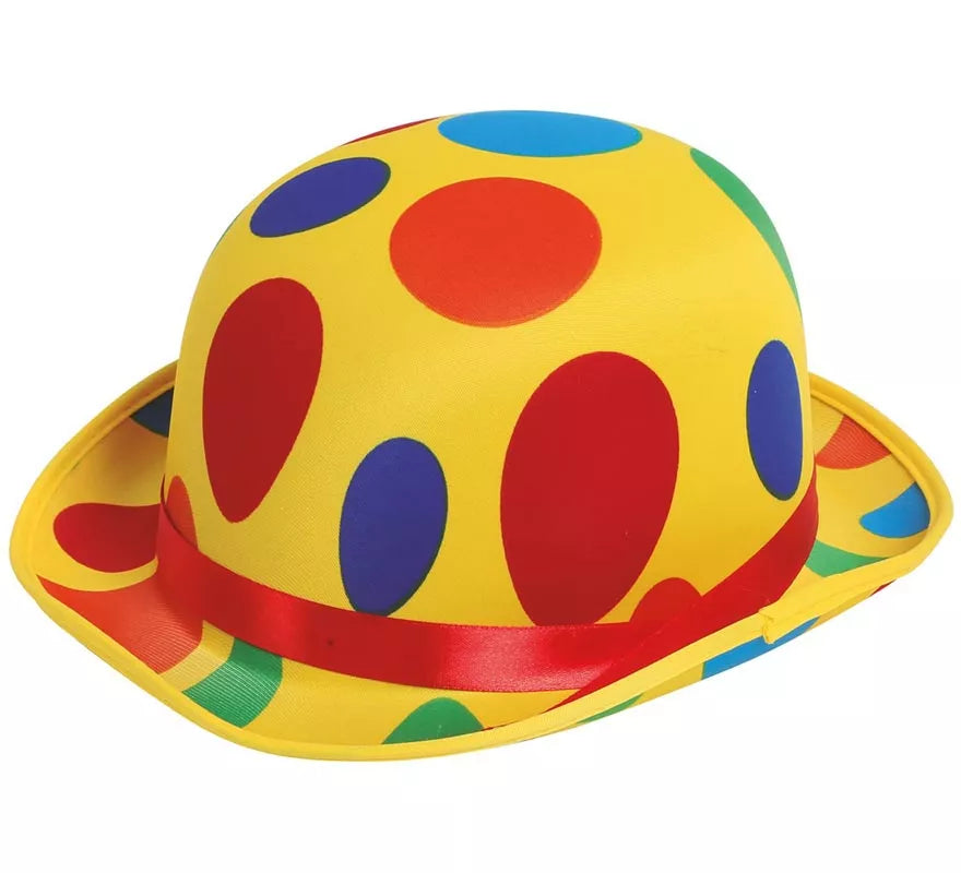 Translation missing: de.Sombrero Bombín de Payaso a lunares de colores