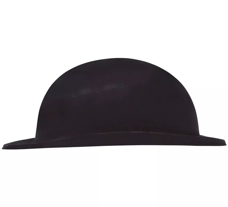 Translation missing: de.Sombrero Bombín flocado negro infantil