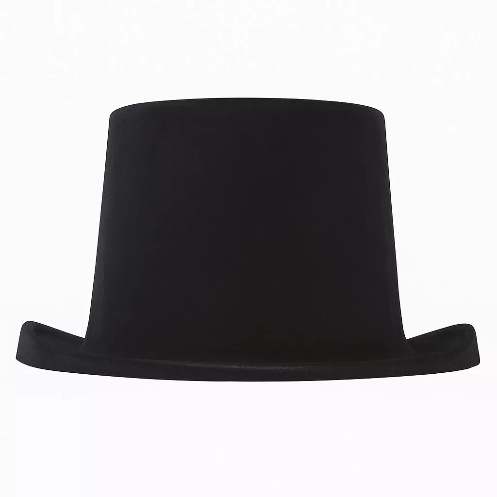 Translation missing: de.Sombrero Chistera flocado negro para niños