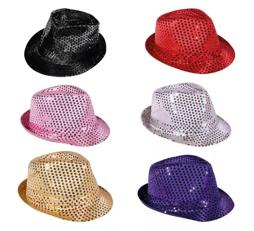 Translation missing: de.Sombrero con lentejuelas en varios colores