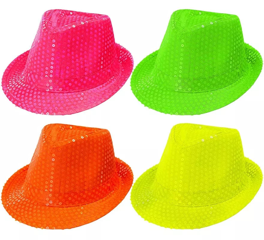 Translation missing: de.Sombrero con Lentejuelas en varios colores neones