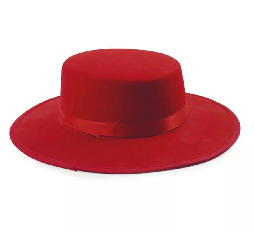 Translation missing: de.Sombrero Cordobés de fieltro rojo infantil