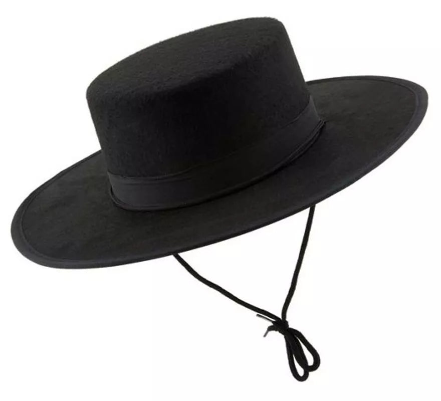 Translation missing: de.Sombrero Cordobés negro de Fieltro
