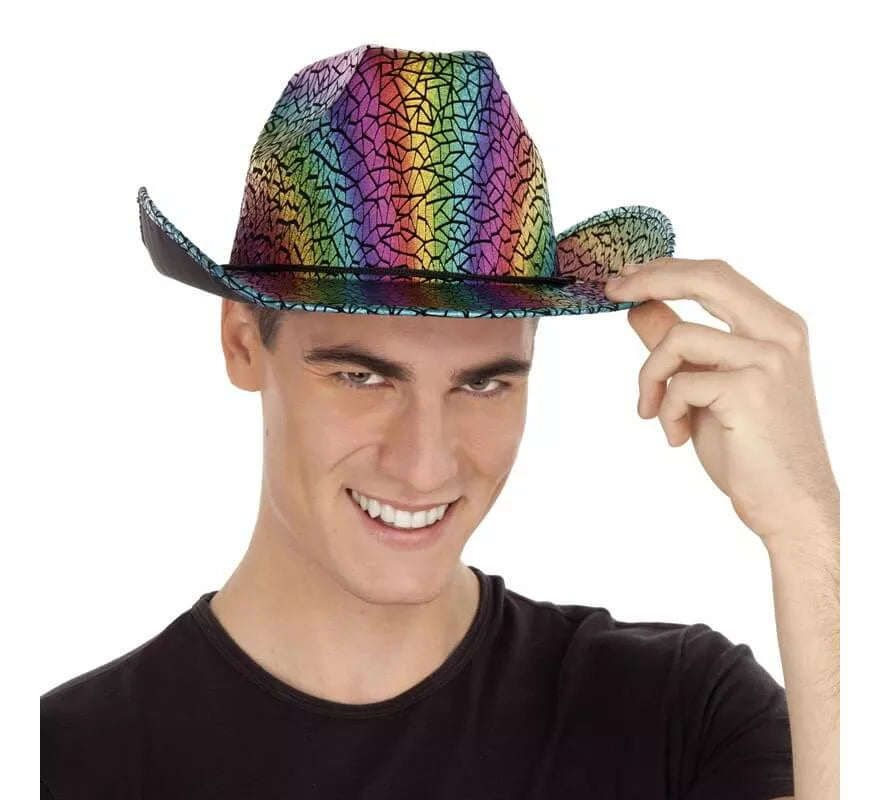 Translation missing: de.Sombrero Cowboy Animal Print Arcoíris