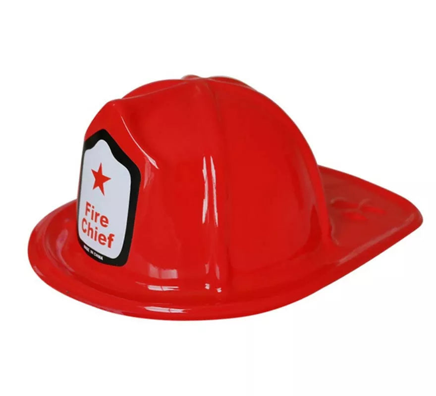 Sombrero de Bombero rojo adulto