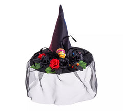Hexenhut mit Blumen 45x45x35 cm