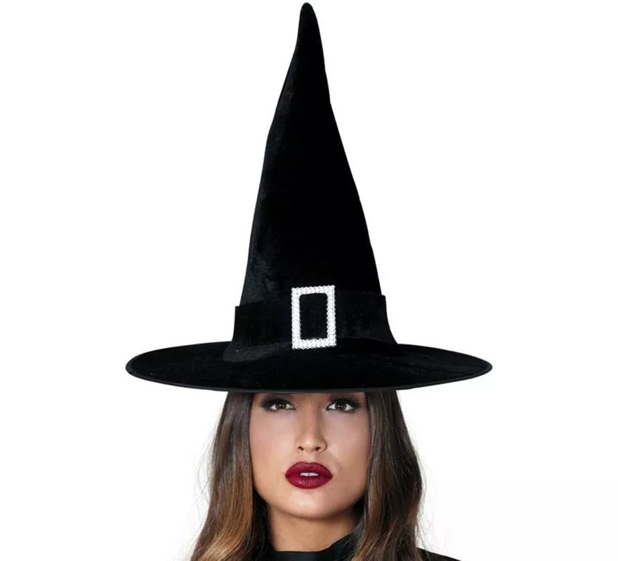 Translation missing: de.Sombrero de Bruja de Terciopelo negro