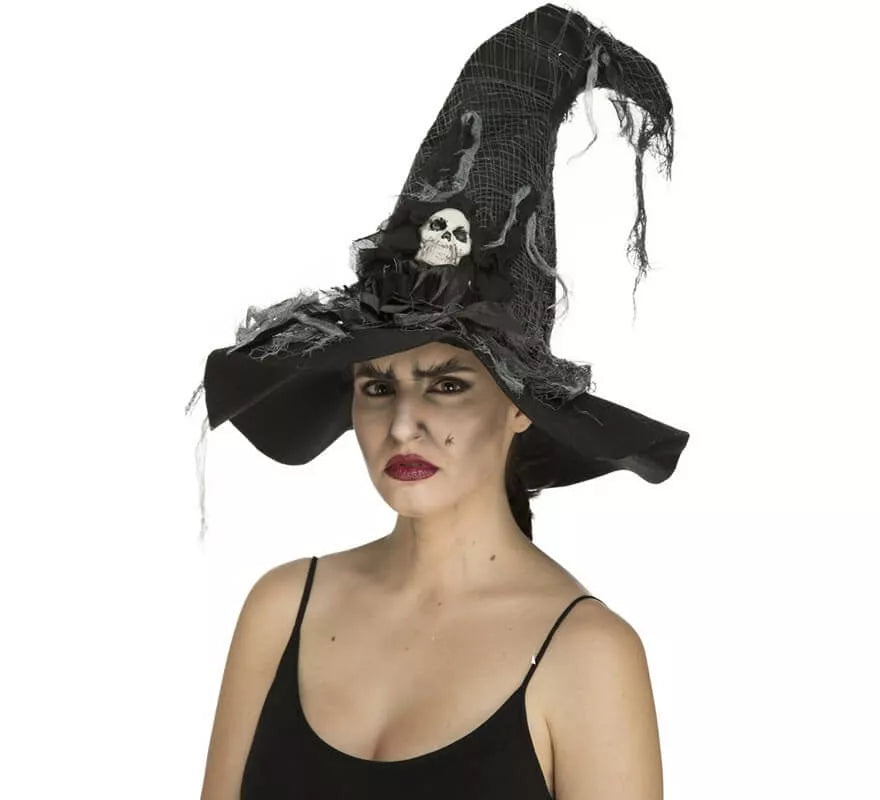 Translation missing: de.Sombrero de Bruja Desgastado con Calavera
