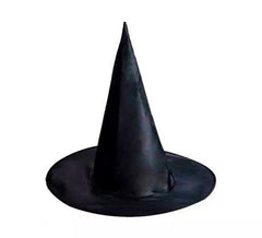 Schwarzer Hexenhut für Kinder 30 cm