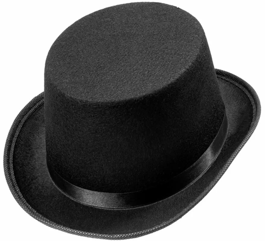 Translation missing: de.Sombrero de Copa o Chistera negro de Fieltro para niños