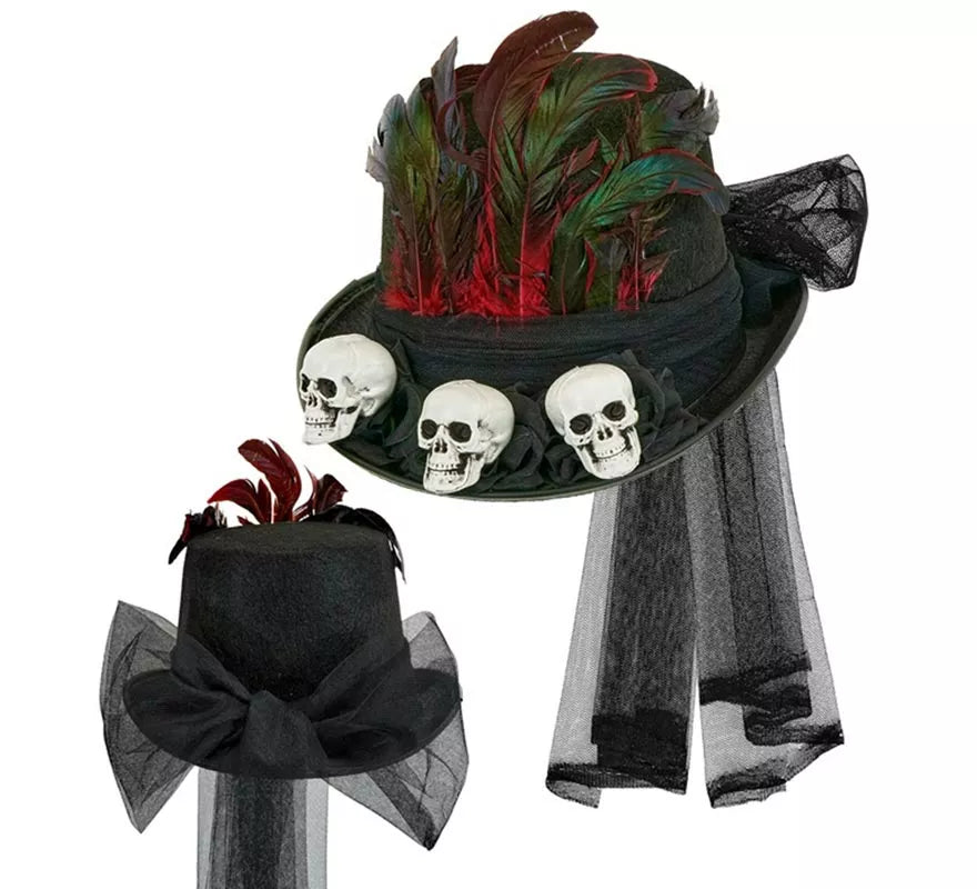 Translation missing: de.Sombrero de Copa Vudú Calaveras