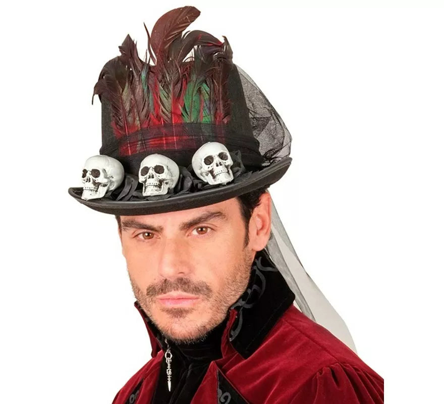 Translation missing: de.Sombrero de Copa Vudú Calaveras