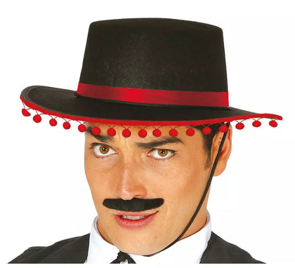 Sombrero de Cordobés con Borlas elegante