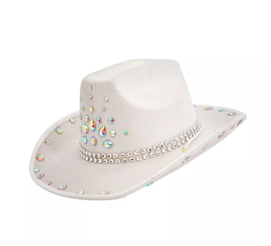 Translation missing: de.Sombrero de Cowboy con pedrería en varios colores