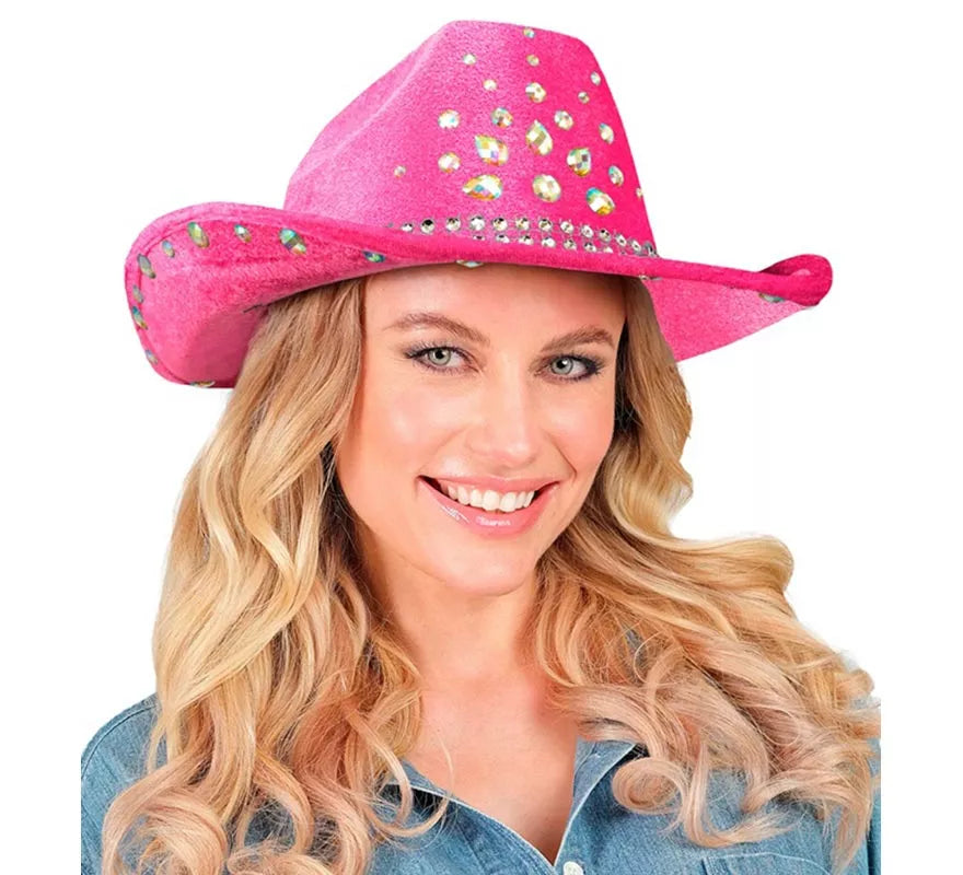Translation missing: de.Sombrero de Cowboy con pedrería en varios colores