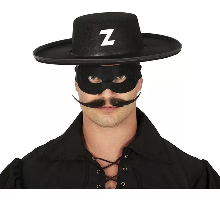 Translation missing: de.Sombrero de El Zorro de fieltro negro