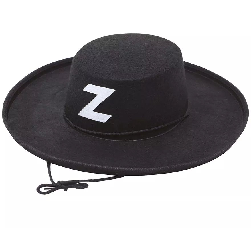 Translation missing: de.Sombrero de El Zorro de fieltro negro