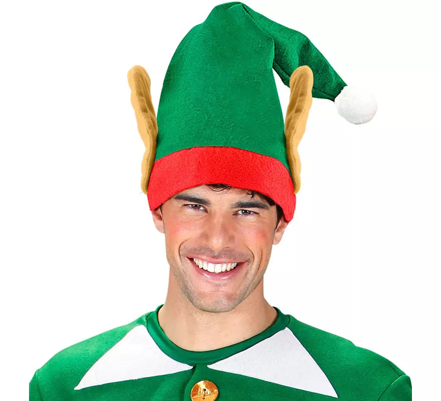 Translation missing: de.Sombrero de Elfo Ayudante de Papá Noel con Orejas