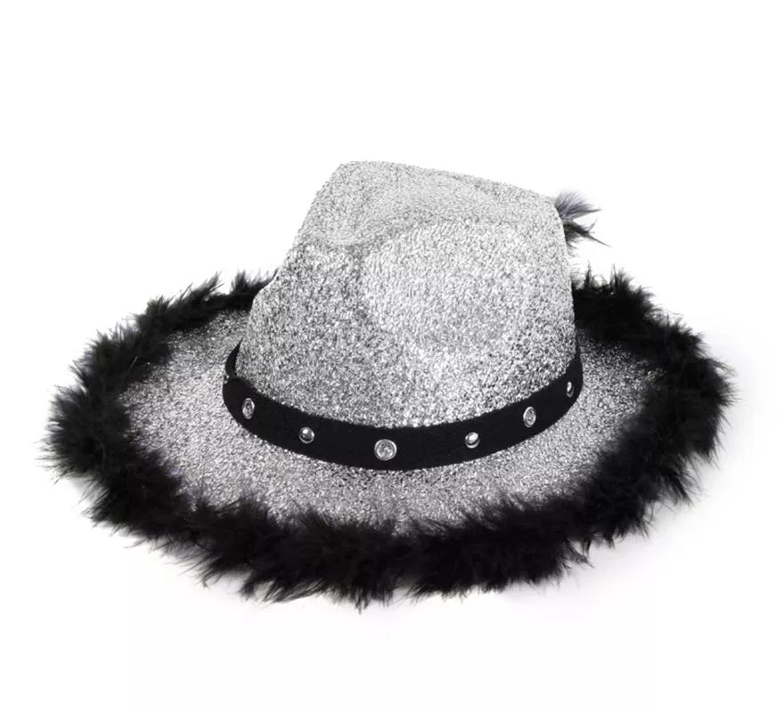 Translation missing: de.Sombrero de Estrella de Rock gris adulto