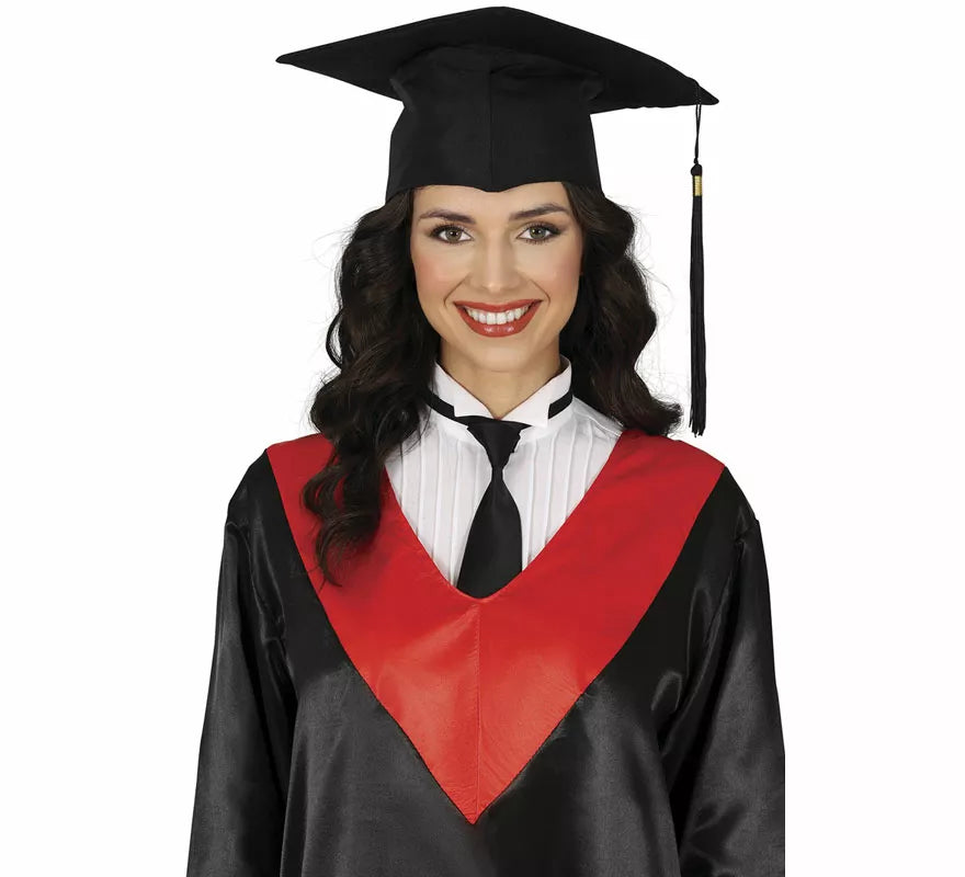 Translation missing: de.Sombrero de Estudiante graduado de tela adulto