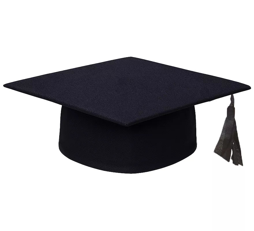 Sombrero de Estudiante o Birrete de Tela Infantil de 52 cm