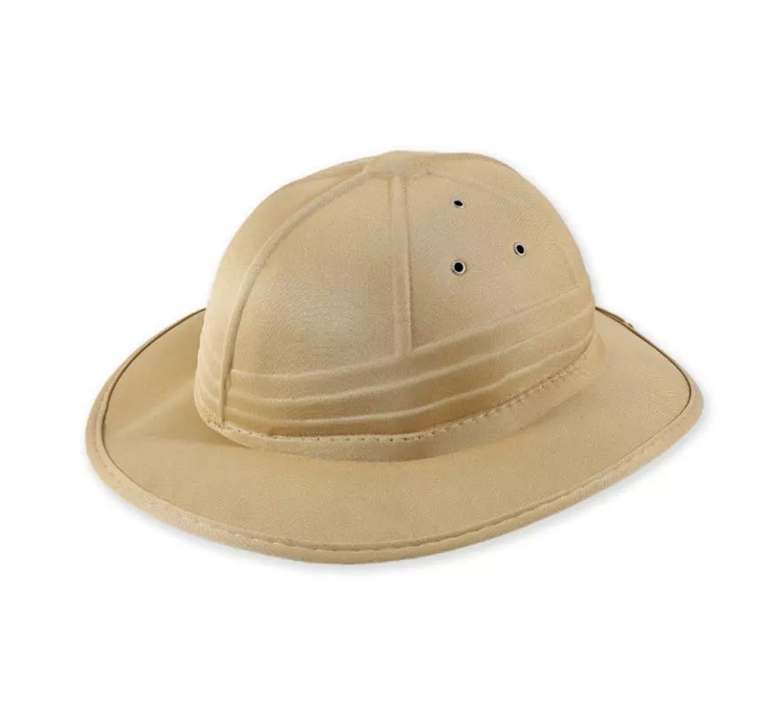 Translation missing: de.Sombrero de Explorador Salacot beige adulto