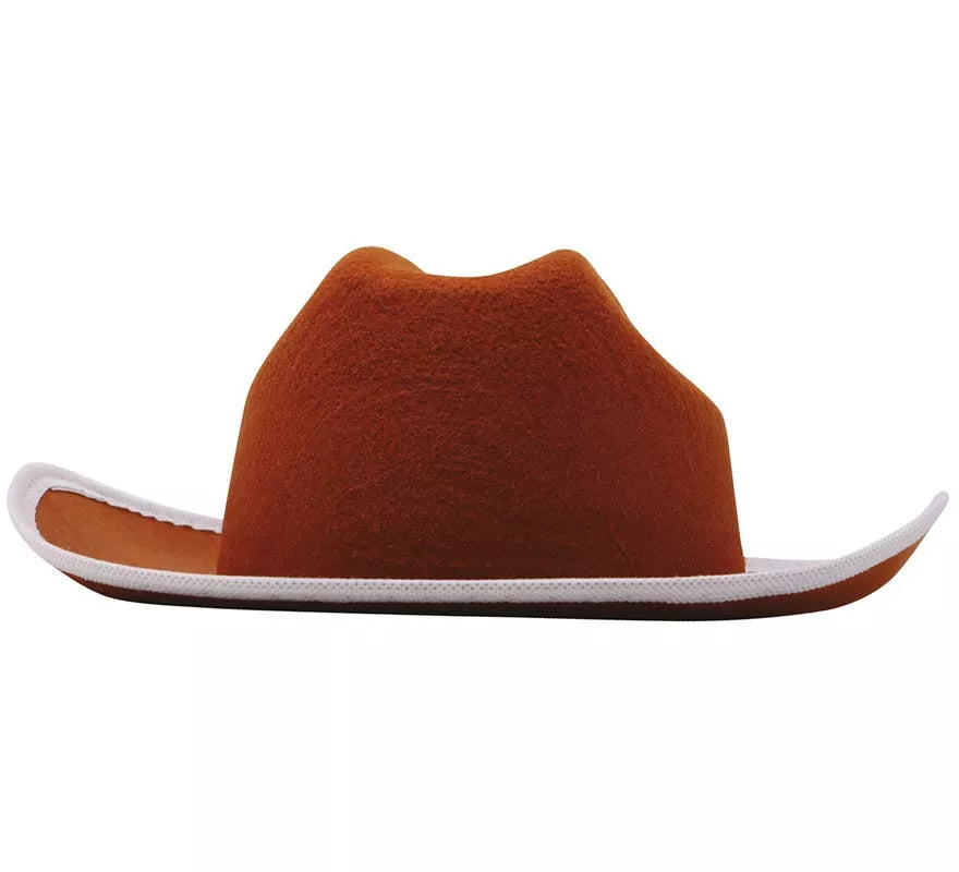 Translation missing: de.Sombrero de fieltro Vaquero infantil marrón