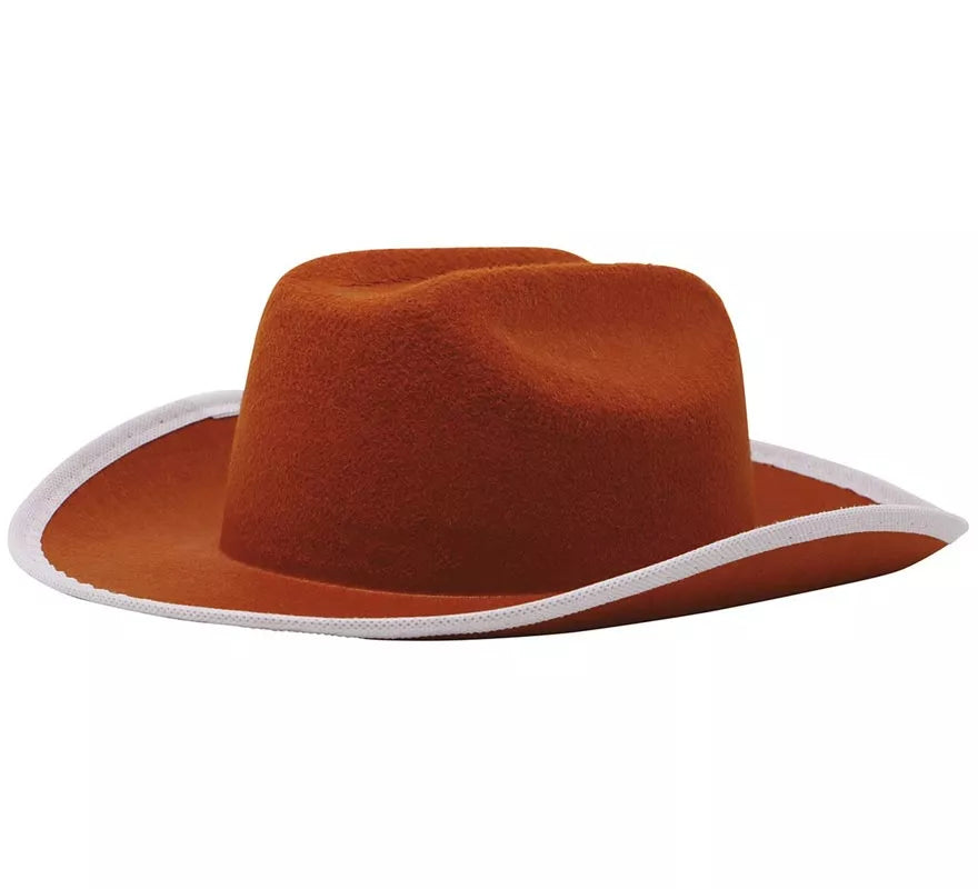 Translation missing: de.Sombrero de fieltro Vaquero infantil marrón