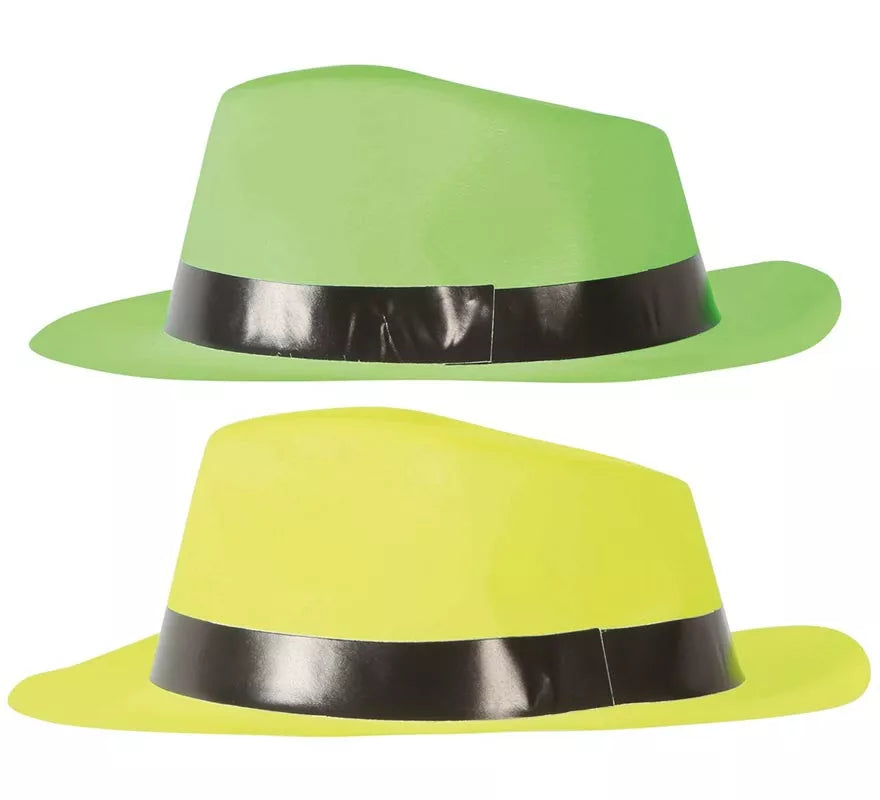 Translation missing: de.Sombrero de Gangster de plástico colores surtidos