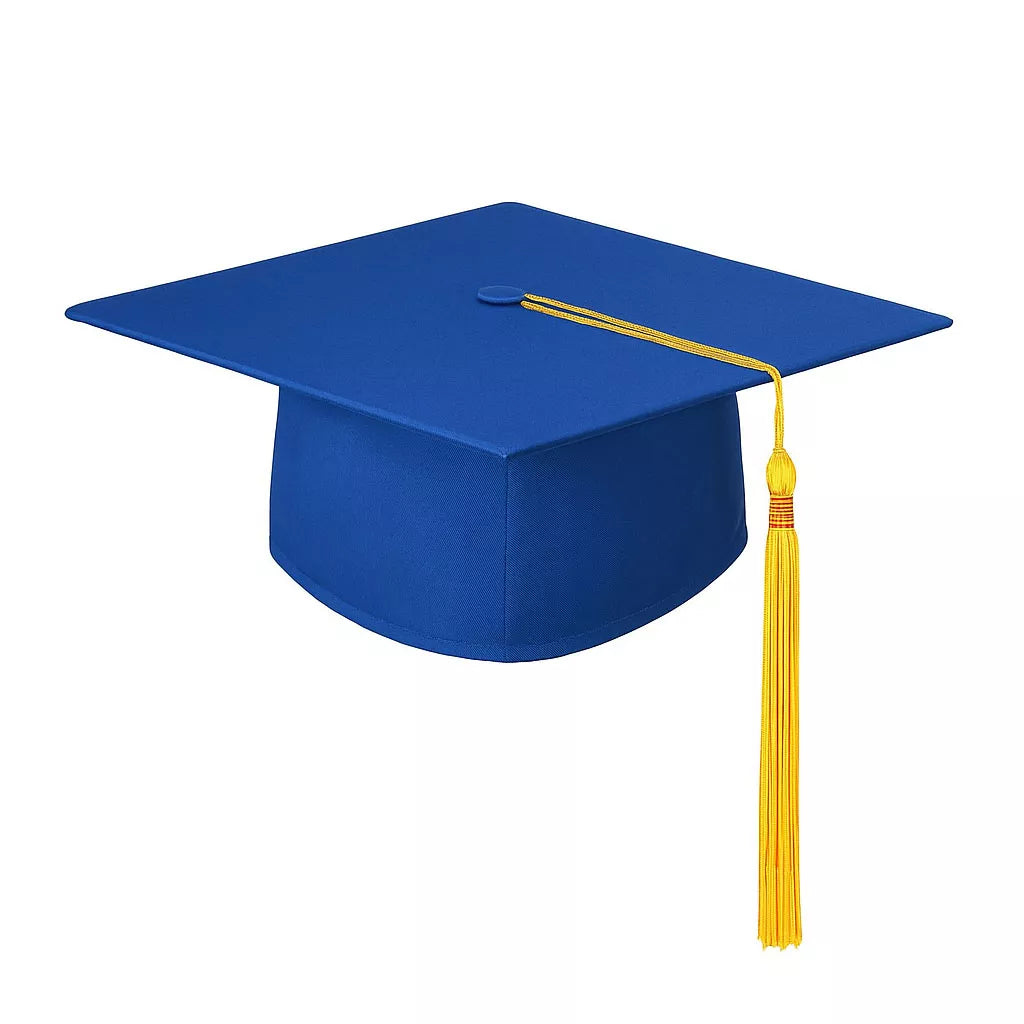 Translation missing: de.Sombrero de Graduado azul adulto