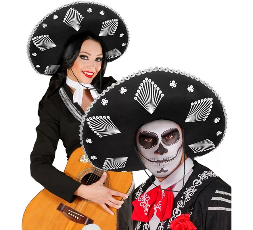 Translation missing: de.Sombrero de Mariachi Mexicano negro adulto